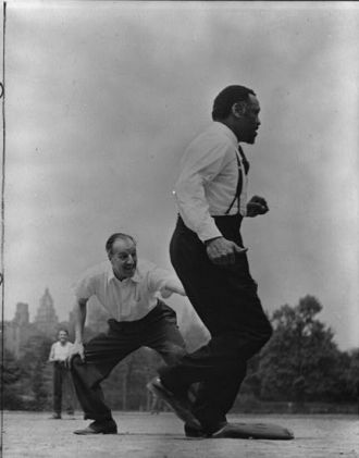Louis Calhern and Paul Robeson