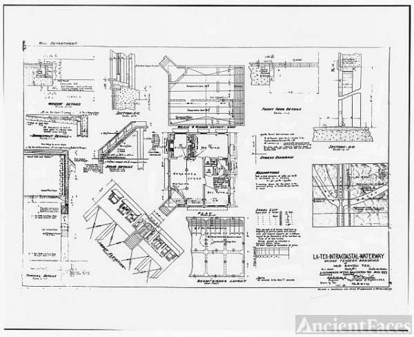 13. Photo of 1933 construction specification drawing by...