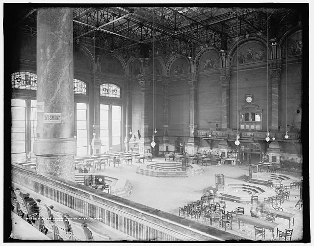 Board of Trade directly after session, Chicago, Ill.