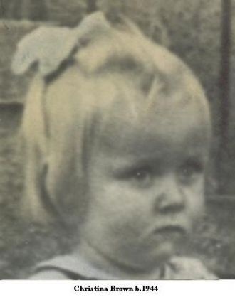Christina Brown age 3