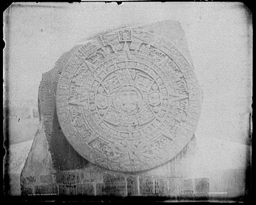 Aztec calendar stone