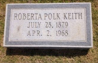 Nancy Roberta (Polk) Keith gravesite