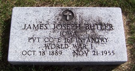 Pvt. James Joseph Butler gravesite