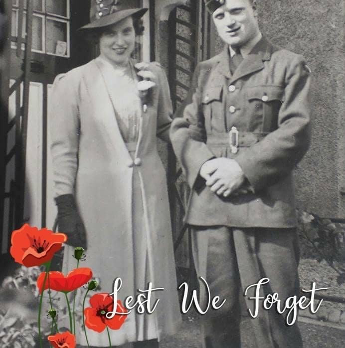Winifred Lidbury With Her Brother John William Baxter 