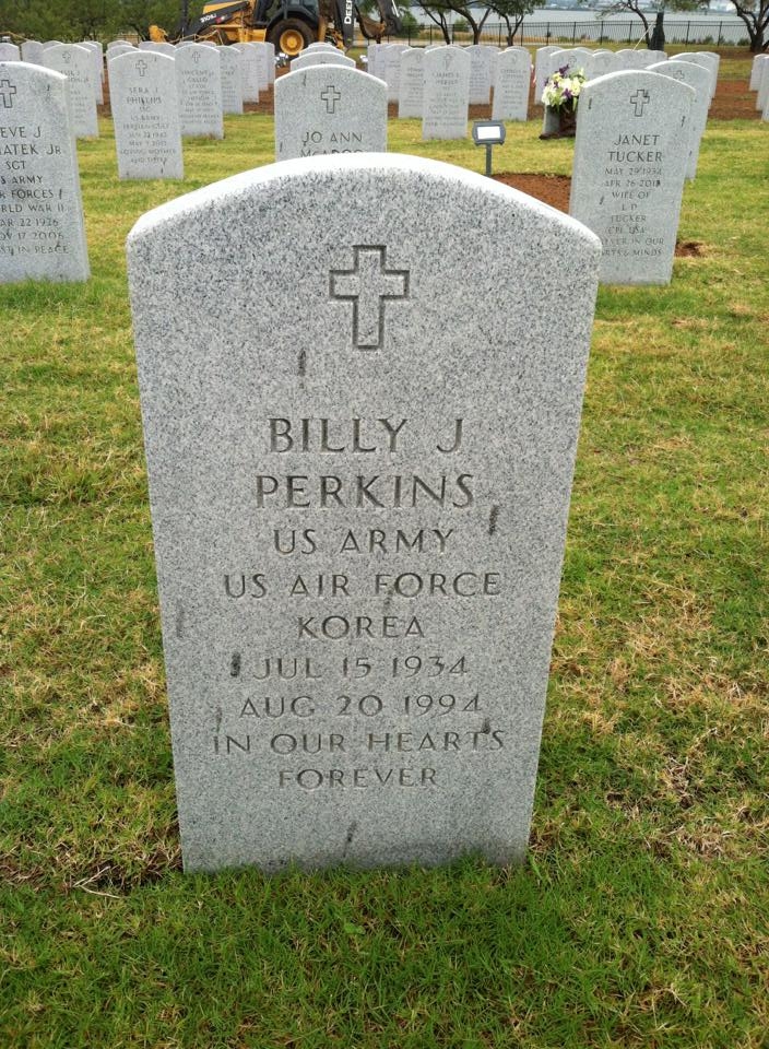 Billy J Perkins gravesite