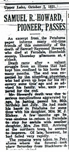 Samuel Raymond's Obituary