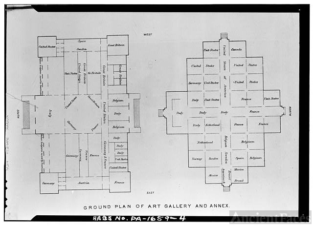 4. GROUND FLOOR PLAN OF MEMORIAL HALL, Photocopy of old...