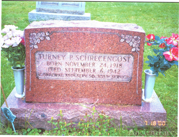 Turney P. Schrecengost gravesite