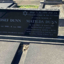 Grave of Josef and Matilda Dunn.