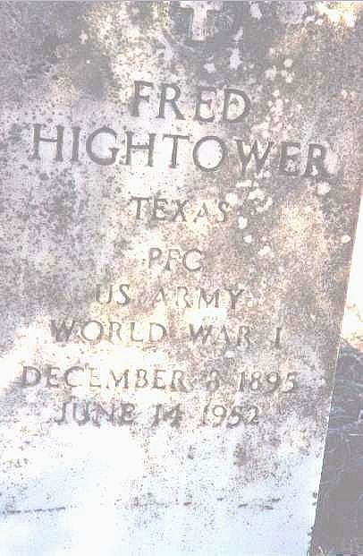 Fred Hightower Gravesite