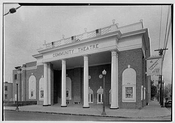 Community Theatre, Hudson, New York. General view