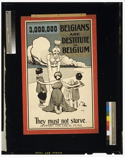 3,000,000 Belgians are destitute in Belgium. They must...