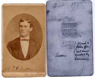 Roscoe Dabney Chesterman, 1871