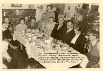 Erna Schlavin Family, 1955