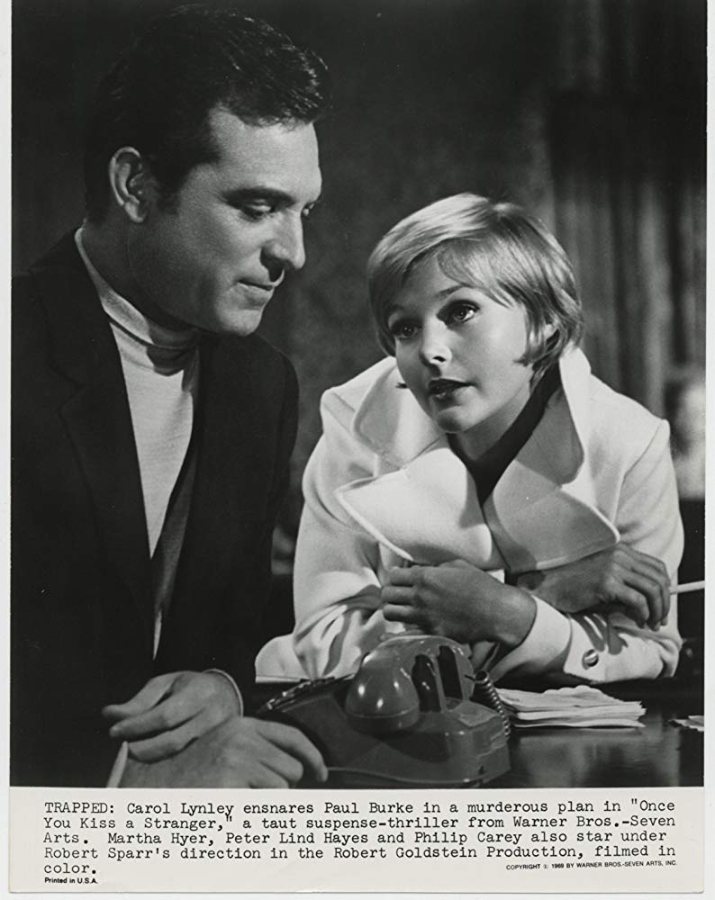 Paul Burke with Carol Lynley.
