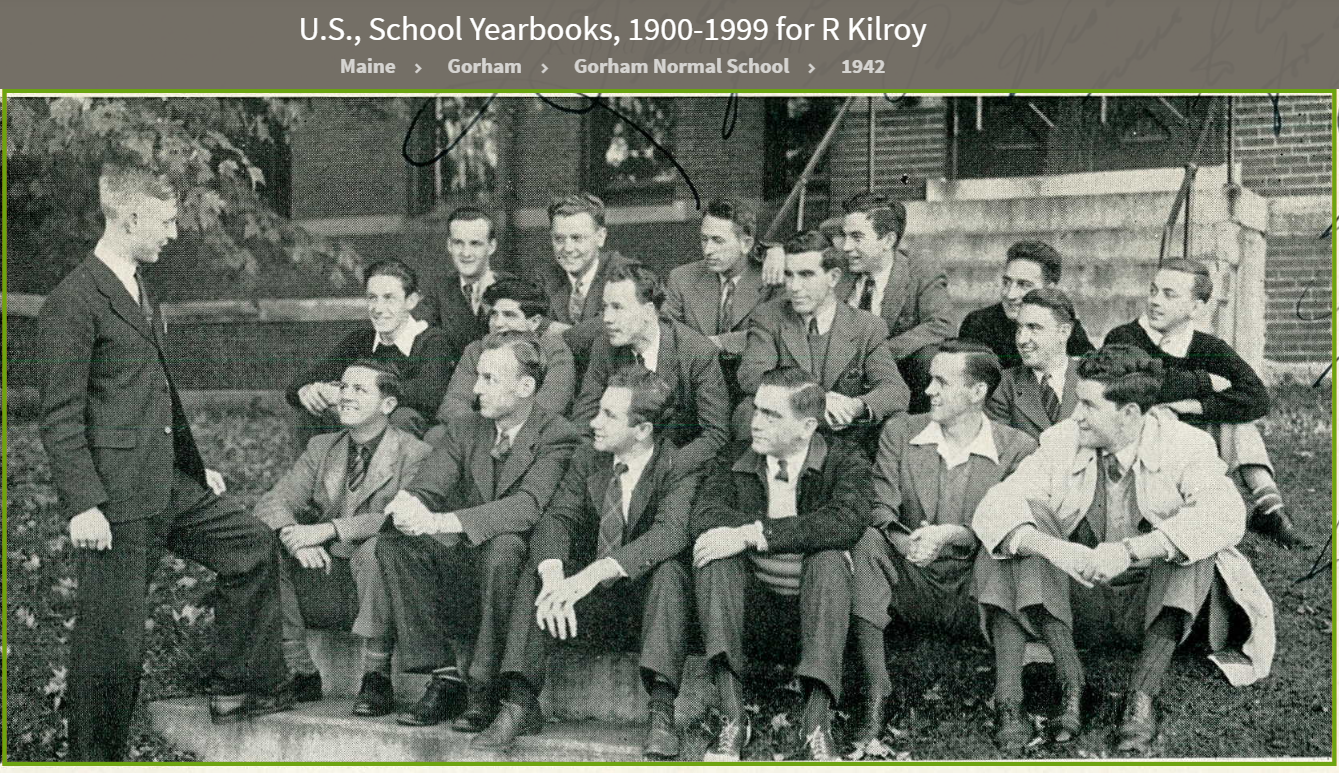 Richard Francis Kilroy--U.S., School Yearbooks, 1900-1999(1942)Fraternity Kappa Delta PHI-1