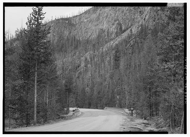 1. APPROACH TO CURVE - Gibbon River Bridge No. 2,...