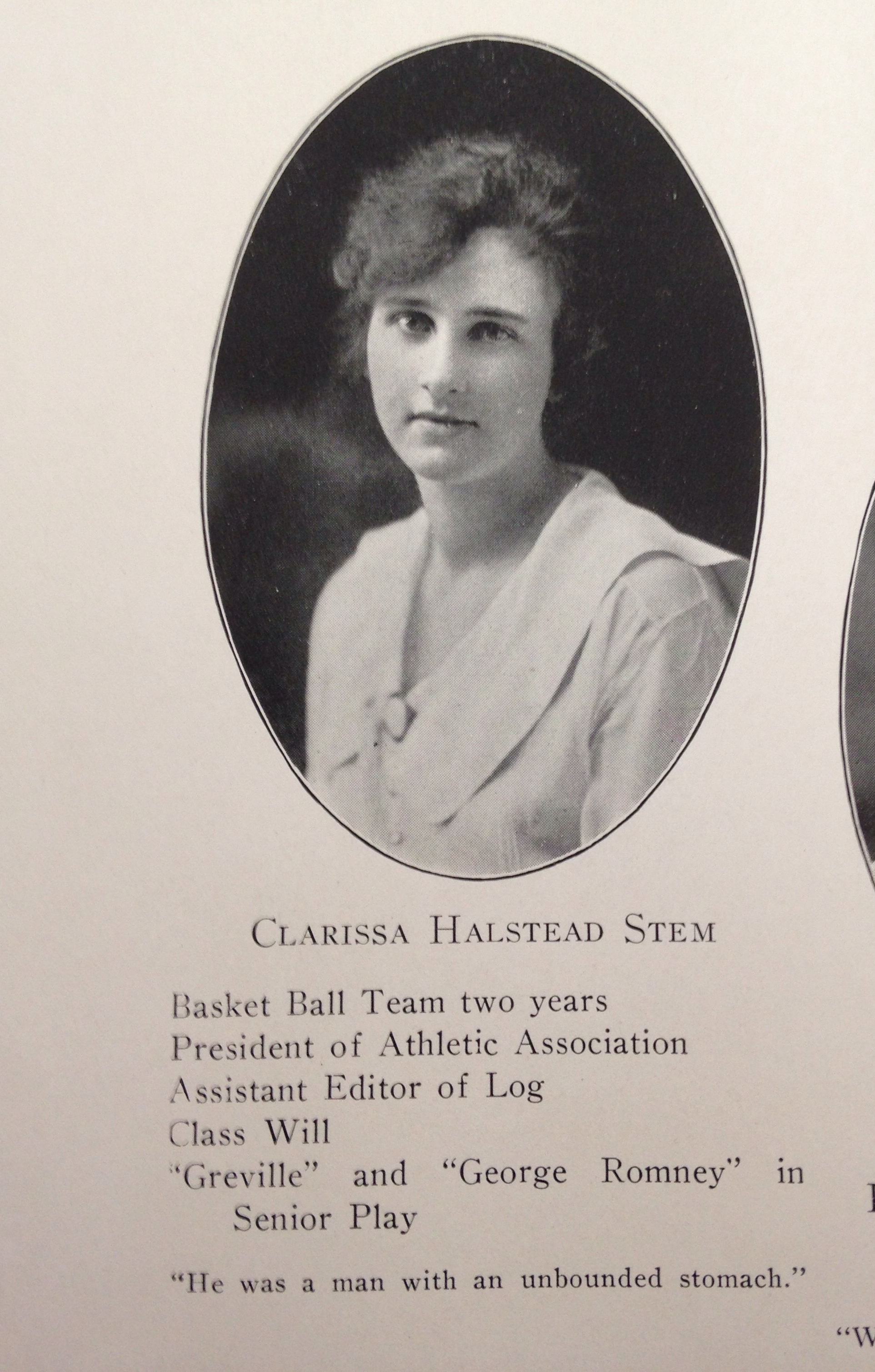 Clarissa Halstead Stem, New Jersey