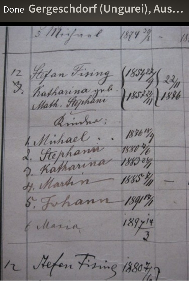 Fising emmigration record