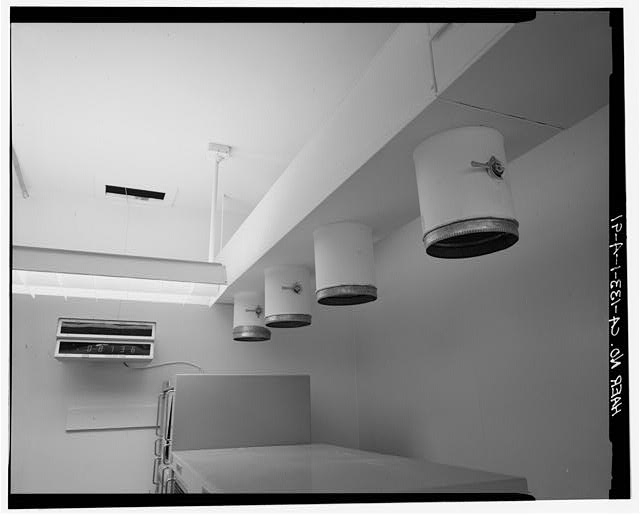 91. VIEW OF OBSOLETE AIR-CONDITIONING DUCTS LOCATED IN...