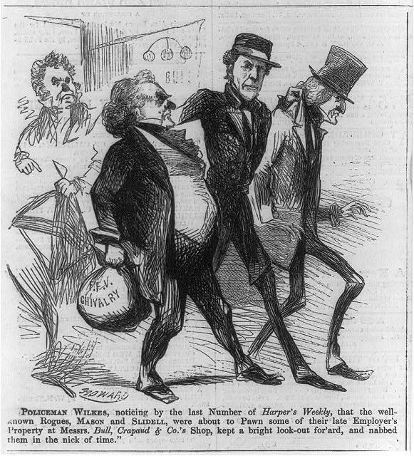 "Policeman Wilkes, noticing...that the well-known rouges,...