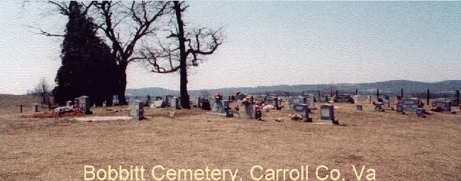 Bobbitt Cemetery, Carroll County Va