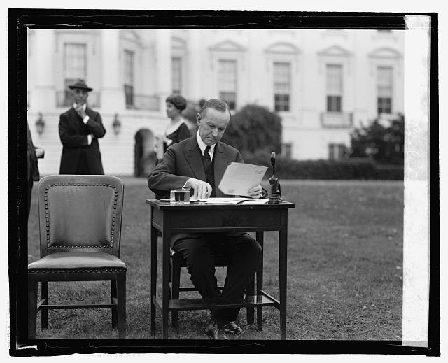 Pres. Coolidge votes by mail, [10/30/24]
