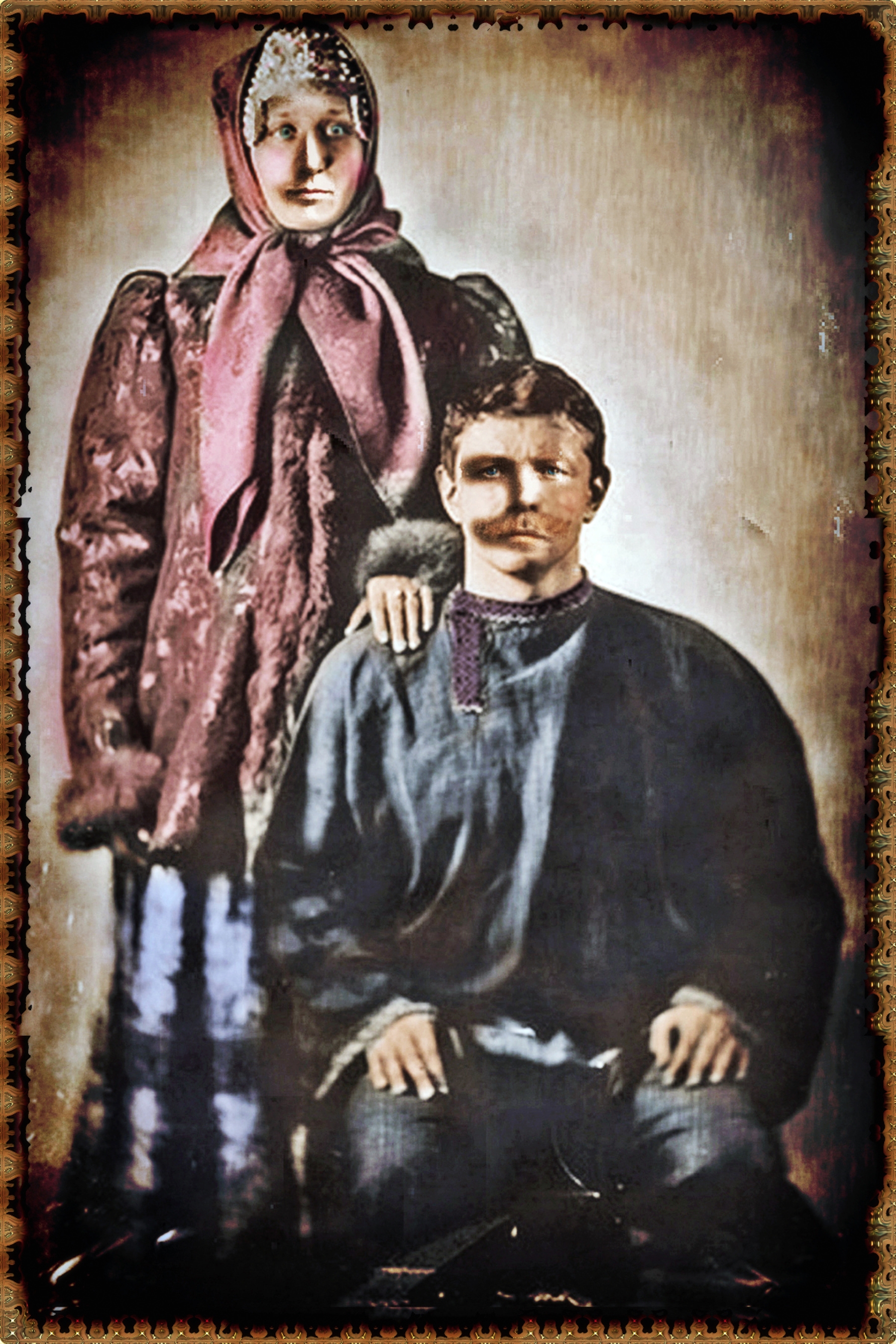 Frank & Magdalena  Pochron, Poland 1876
