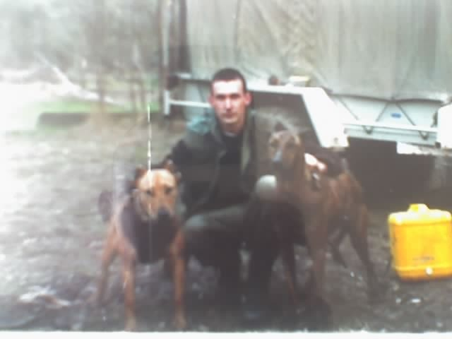 Kenny Kalajdic “ and Hunting dogs “ Lady & Hooch “ 