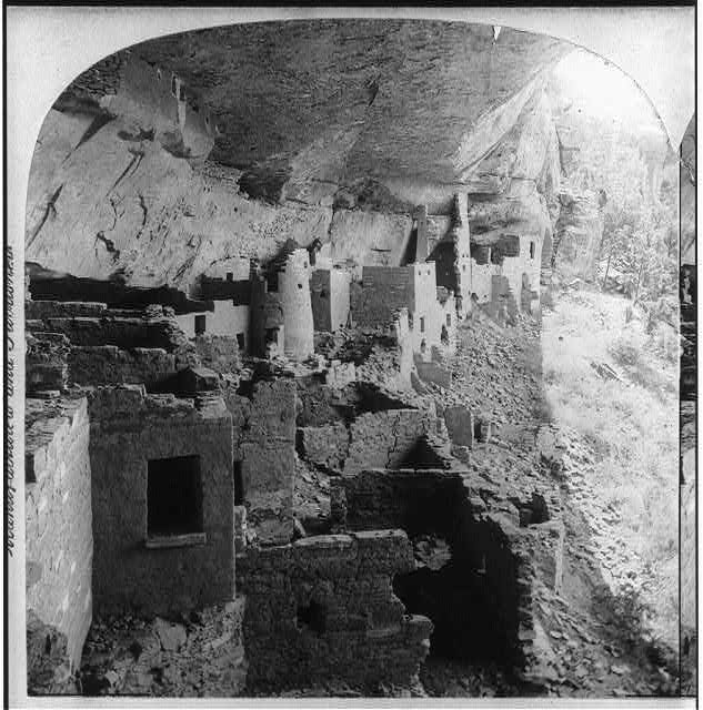 "Dismantled towers, and turrets broken," Cliff Palace in...