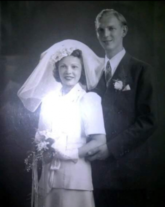 Victor and Monya's wedding day.