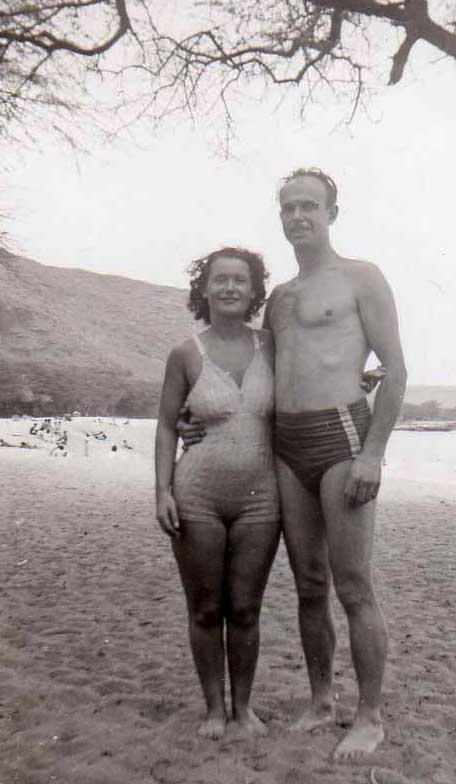 Ethel & Floyd Allen; Hawaii in 1939