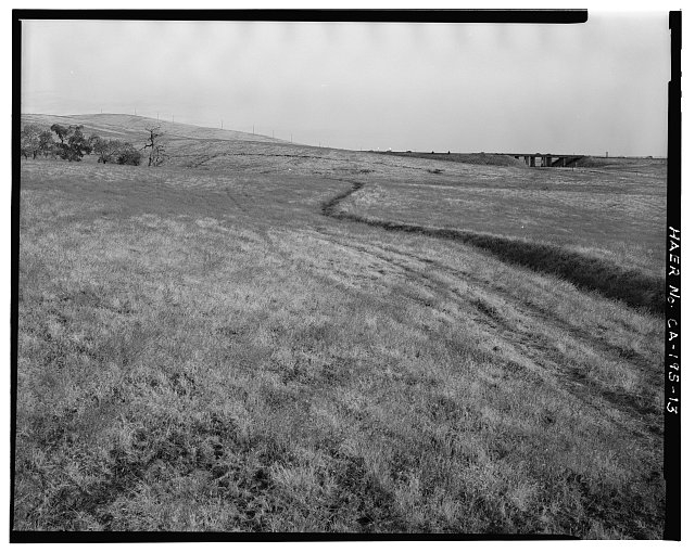 13. DETAIL OF DITCH ALIGNMENT NEAR THE OLD GOULD RANCH...