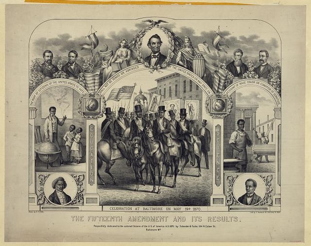 The Fifteenth Amendment and its results / drawn by G.F....