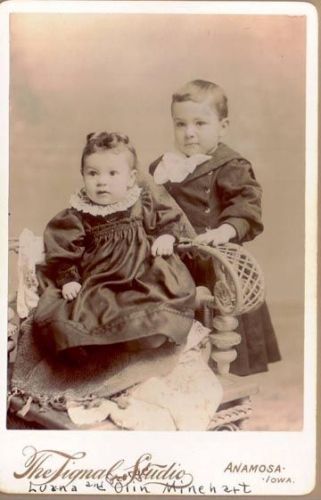 George "Olin" & Luana Minehart as children