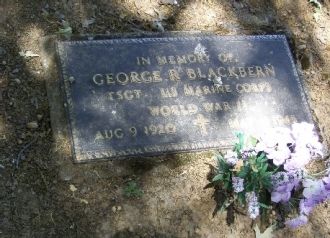 George R. Blackbern Headstone