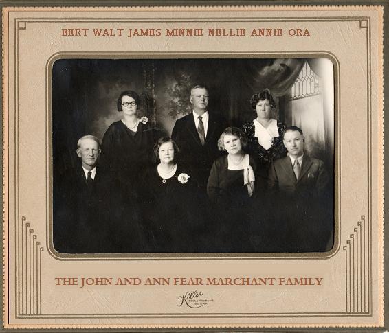 Ann (Fear) & John Marchant family