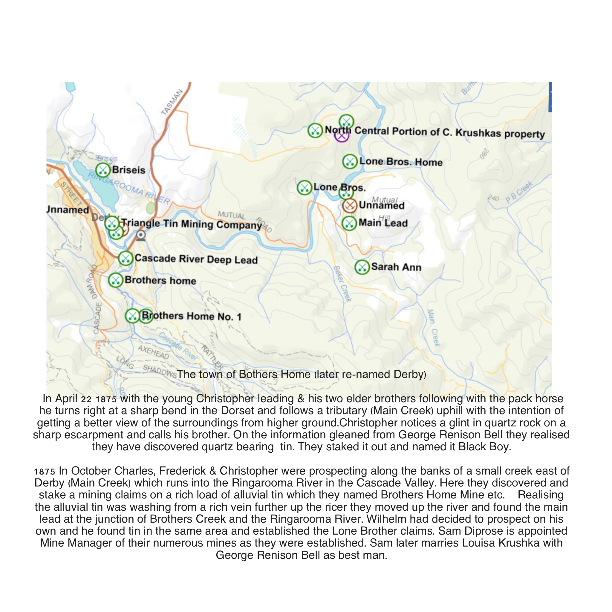 Christopher Krushka Map