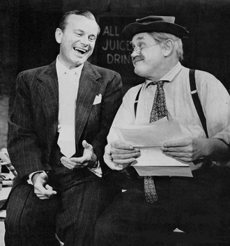 Cliff Arquette with Jack Paar