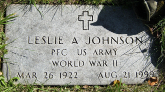 A photo of Leslie "Les" A Johnson