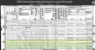 Louise Marie Hagen-Connell--1950 United States Federal Census