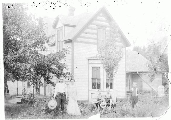 Joseph Lasley, Iva and 3 sons