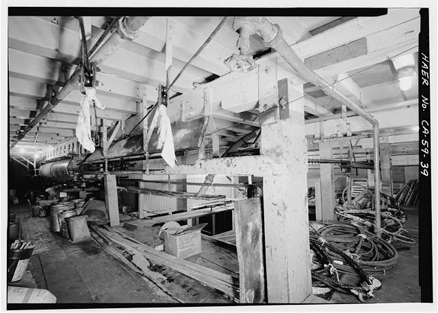 39. Steerage, where guide chains turn corner. - Ferry...