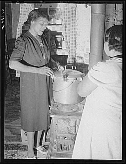 Miss Chappelle, FSA (Farm Security Administration) home...