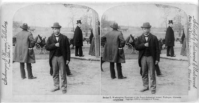 [Booker Taliaferro Washington, 1859?-1915, full length,...