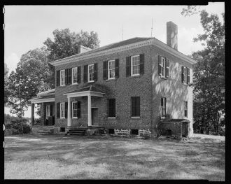 Graham House, Beattie's Ford Plantation vic., Lincoln...