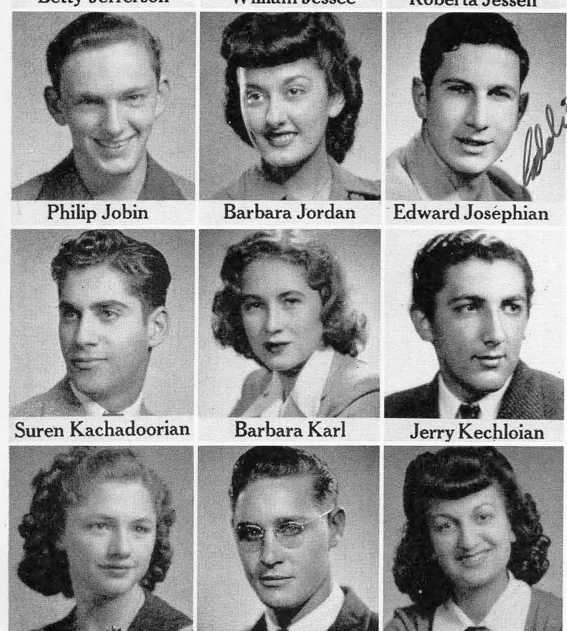 Philip Jobin, 1942 Senior Class Fresno