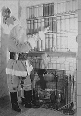 Santa at Christmas