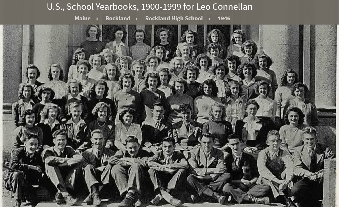 Leo Richard Connellan--U.S., School Yearbooks, 1900-1999(1946) r'' PRESS CLUB 1