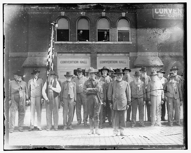 Confederate veteran reunion, 1917